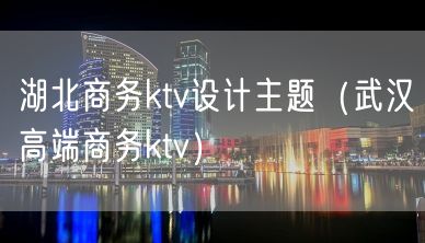 湖北商务ktv设计主题（武汉高端商务ktv）