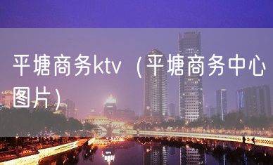 平塘商务ktv（平塘商务中心图片）