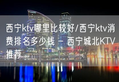 西宁ktv哪里比较好/西宁ktv消费排名多少钱 – 西宁城北KTV推荐