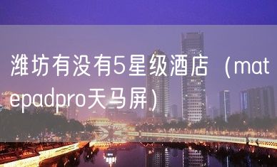 潍坊有没有5星级酒店（matepadpro天马屏）