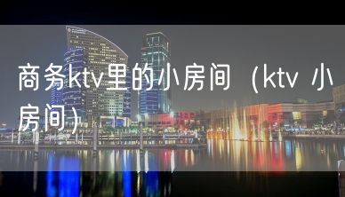 商务ktv里的小房间（ktv 小房间）