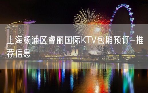 上海杨浦区睿丽国际KTV包厢预订-推荐信息