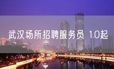 武汉场所招聘服务员 10起