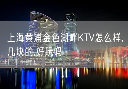 上海黄浦金色湖畔KTV怎么样,几块的,好玩吗