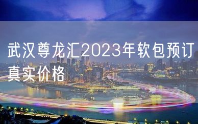 武汉尊龙汇2023年软包预订真实价格