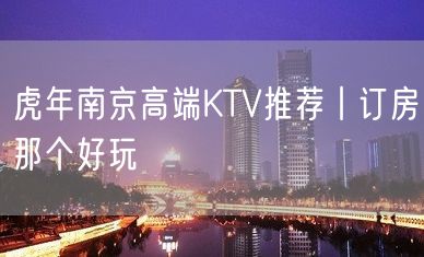 虎年南京高端KTV推荐丨订房那个好玩