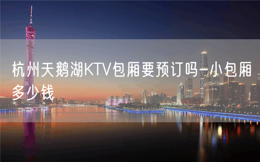 杭州天鹅湖KTV包厢要预订吗-小包厢多少钱