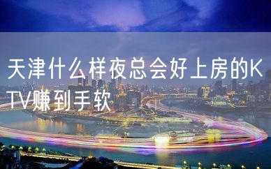 天津什么样夜总会好上房的KTV赚到手软