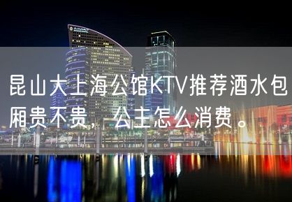 昆山大上海公馆KTV推荐酒水包厢贵不贵，公主怎么消费。