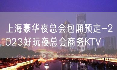 上海豪华夜总会包厢预定-2023好玩夜总会商务KTV